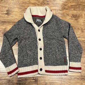 Roots Classic cottagecore button down 40%wool sweater